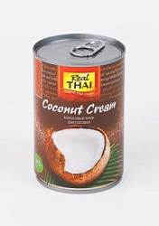 Кокосовые сливки Real Thai 95%, 400 мл Кокосовые сливки Real Thai 95%, 400 мл