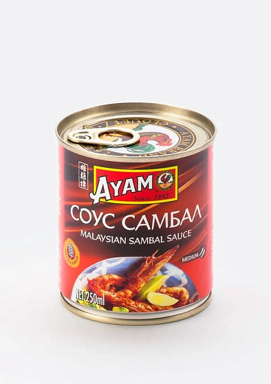 Соус "Самбал" Ayam, 185 мл Соус "Самбал" Ayam, 185 мл, тайские соусы