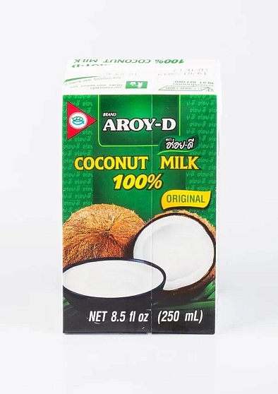 Кокосовое молоко 60% Aroy-D, 0,25 л Кокосовое молоко 60% Aroy-D, 0,25 л, распродажа %
