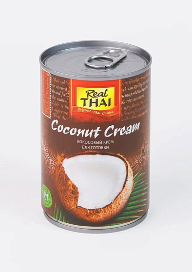 Кокосовые сливки Real Thai 95%, 400 мл Кокосовые сливки Real Thai 95%, 400 мл, распродажа %