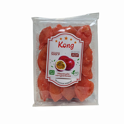 Маракуйя натуральная KONG, 500г Маракуйя натуральная KONG, 500г, фрукты, сладости, снеки