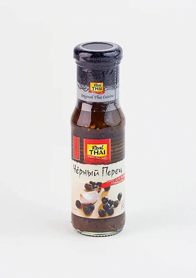 Соус для жарки "Черный перец" Real Thai, 170 г Соус для жарки "Черный перец" Real Thai, 170 г, тайские соусы
