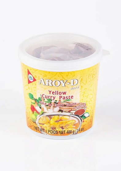 Паста карри жёлтая Aroy-D, 0,40 л Паста карри жёлтая Aroy-D, 0,40 л, пасты
