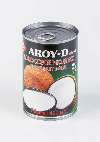 Кокосовое молоко 60% Aroy-D, 400 мл Кокосовое молоко 60% Aroy-D, 400 мл, кокосовое молоко